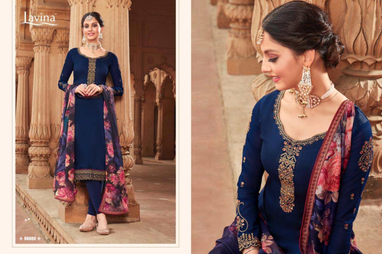 Lavina Vol-96 Natural Crepe Salwar Kameez Lavina Vol-96 Natural Crepe Salwar Kameez